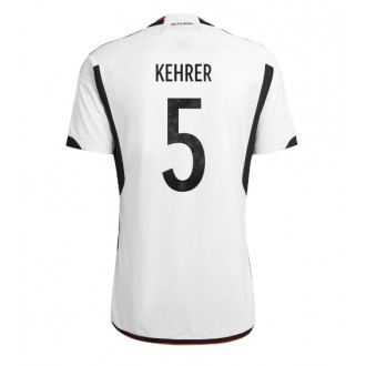 Tyskland Thilo Kehrer #5 Hemmakläder VM 2022 Kortärmad